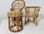 Vintage Italian Wicker Living Room Set Models, 1950s, Set of 4 For Sale - Image 4 of 10