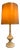 Italian Carrera Marble Table Lamp with Brass Finished Leather Shade, 1970 For Sale