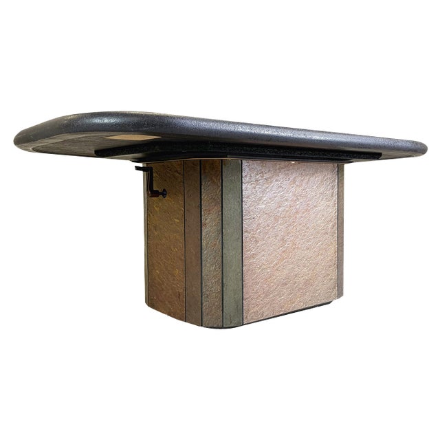 Vintage Brutalist Brass Coffee Table by Paul Kingma for Fedamof For Sale