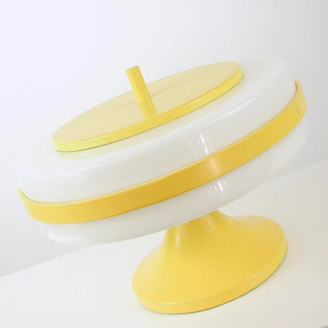 Pop Art Yellow and White Table Lamp from Stilux Milano For Sale - Image 16 of 18