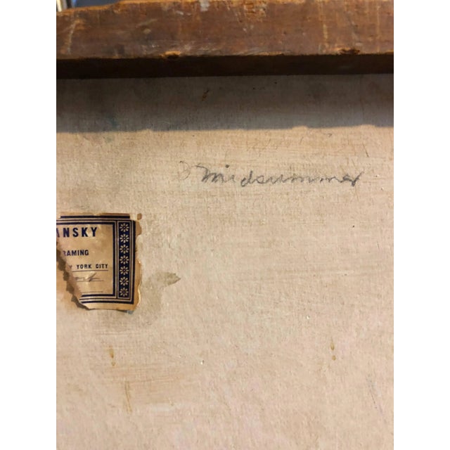 Samuel Rothbort, Large Modernist Floral Bouquet Impasto Oil Painting of Flowers in a Vase For Sale In Miami - Image 6 of 7