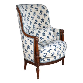 Antique Louis XVI Lounge Chair For Sale