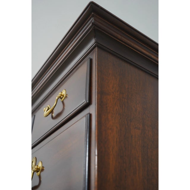 Kittinger Cw-153 Colonial Williamsburg Heirloom Mahogany Highboy For Sale - Image 11 of 16