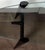 Ebony Mid-Century Modern Elliptic Coffee Table With Tapered Legs, 1960's For Sale - Image 8 of 9
