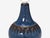 1960s Søholm Stentøj, Small Table Lamp, Dark Blue Stoneware, For Sale - Image 9 of 13