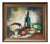 A. De Man, Still Life with Bottle and Fruit, 1960, Oil Painting on Canvas, Framed For Sale