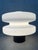 Vintage design philips ceiling lamp (model: lcg214) with anodized brown aluminium fixture and opaline sconce. Beautiful...