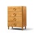 Mid-Century Modern Russel Wright for Conant Ball Mid Century Maple Highboy Dresser For Sale - Image 3 of 7