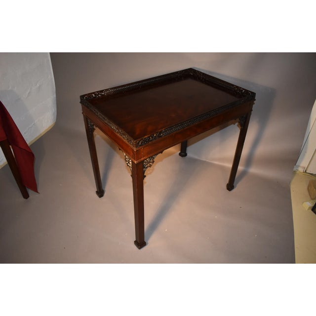Coffee Late 18th Century George III Mahogany Silver Table For Sale - Image 8 of 8