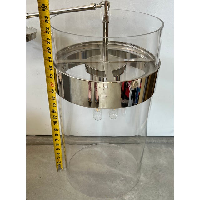 2020s Presidio Nickel Pendant by Ian K. Fowler, for Visual Comfort Signature Large For Sale - Image 5 of 5