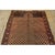 Textile 1890s Red Tribal Geometric Antique Small Wool Ersari Beshir Muslim Prayer Rug For Sale - Image 7 of 9