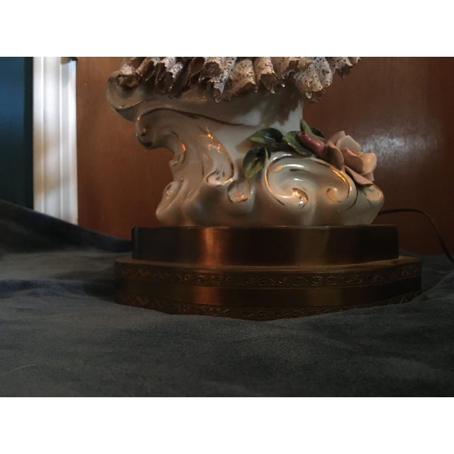 Vintage 1950s Cordey Victorian Lady Lamp For Sale - Image 9 of 12
