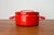 Ivory Mid-Century Modern Red Enamel Pot by Seppo Mallat for Finel, 1960s For Sale - Image 8 of 16