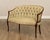 Regency Style Vintage Mahogany Frame Settee For Sale - Image 10 of 12
