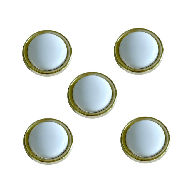 Vintage Brass and Glass Sconce from Limburg For Sale - Image 11 of 11