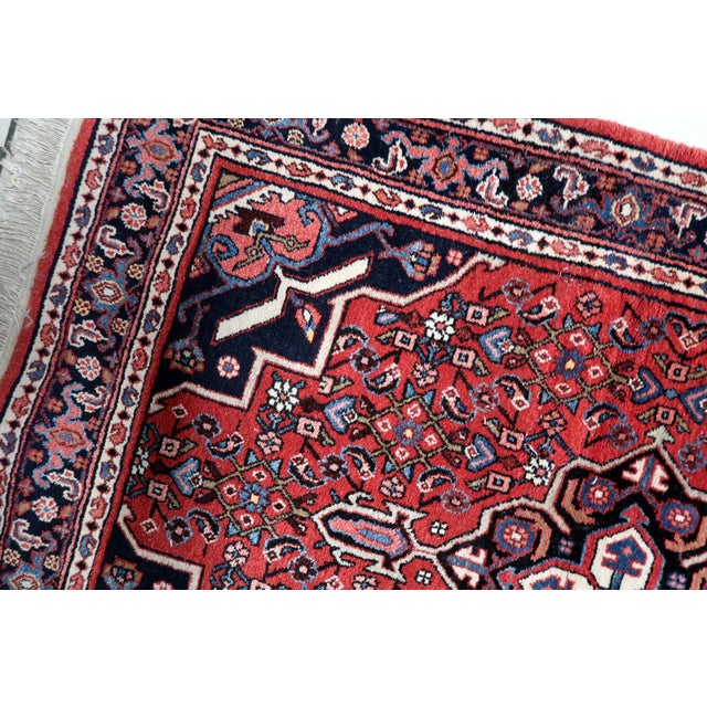 1940s, Vintage Persian Hamadan Rug 4' X 5' For Sale In New York - Image 6 of 12