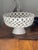 Vintage White Braided Ceramic Rope Pedestal Bowl / Fruit Bowl, Made in Spain For Sale In Little Rock - Image 6 of 18