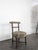 Napoleon III Smoking Chair in Twisted Blackened Wood with Foliage Tapestry, in Very Good conditions. Designed before 1890