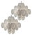 Vintage Italian Murano Chandelier with 36 White Disks, 1990s For Sale - Image 16 of 17
