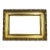 27”.25 X 19”.5 Antique Gold Leaf Wood Frame For Sale