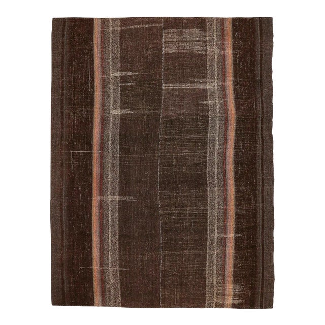 Mid 20th Century Decorative Vintage Turkish Kilim Rug For Sale