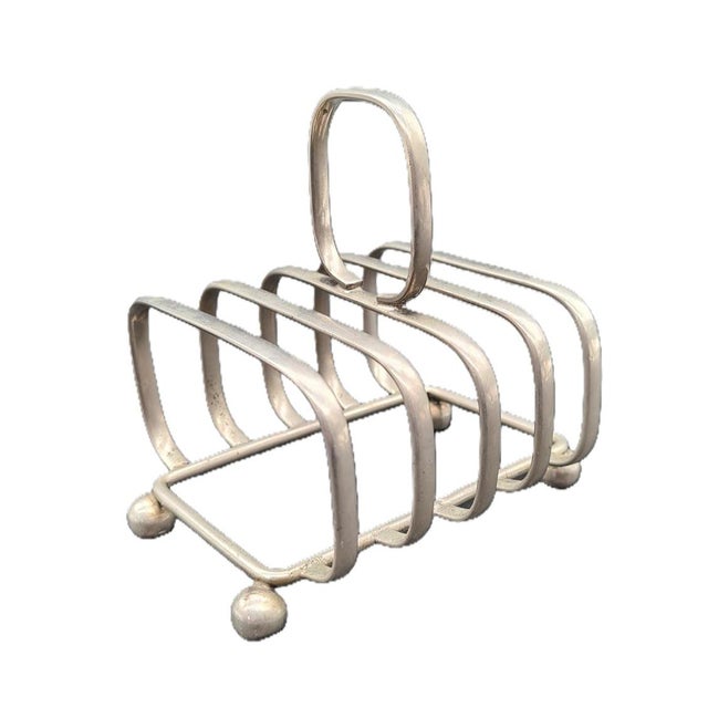 20th Century Silver-Plated Toast Rack, England, 1960s For Sale - Image 11 of 11