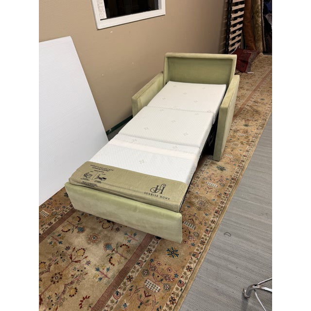 American Leather Bentley Sleeper Chair For Sale - Image 10 of 12