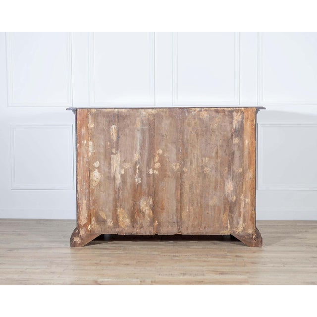 Wood Early 18th-Century Emilian Walnut Chest of Drawers with Fruitwood Inlay For Sale - Image 7 of 8