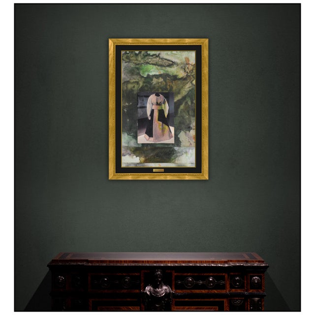 The artwork here, "Lorne April 16th 1996 Original", is a wonderful depiction of a traditional dress, that is saturated...