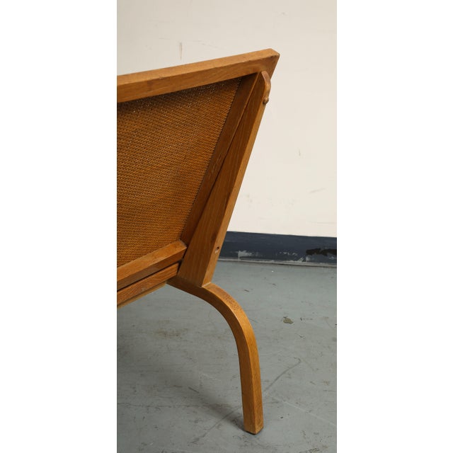 Midcentury Oak Lounge Chair by Edward Durell Stone for Fulbright For Sale - Image 11 of 16