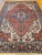 Early 20th Century Persian Heriz, Hand-Knotted Wool, Geometric Pattern, Vegetable Dyes, Red & Navy, 7x9 For Sale In Chicago - Image 6 of 11
