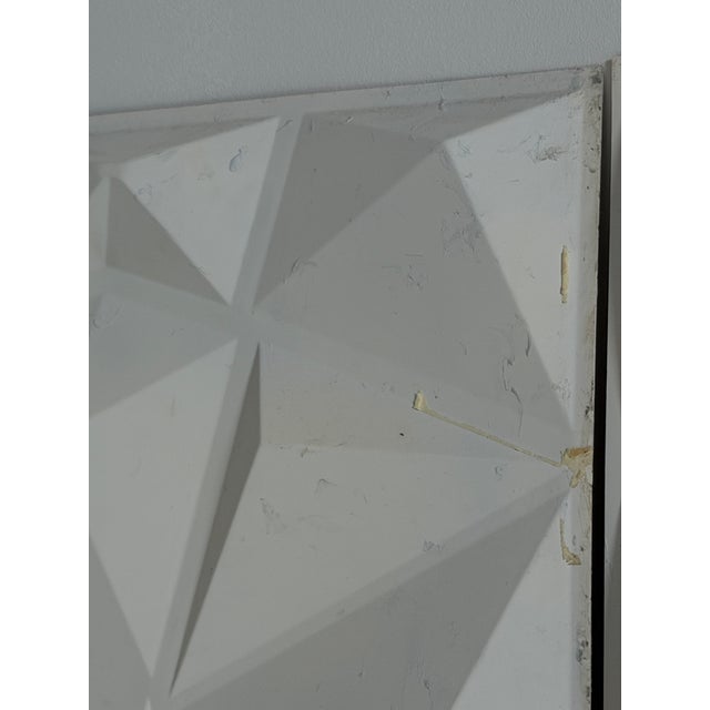 Sculptural Geometric 3d Wall Art Panels, Set of 12 For Sale - Image 16 of 18
