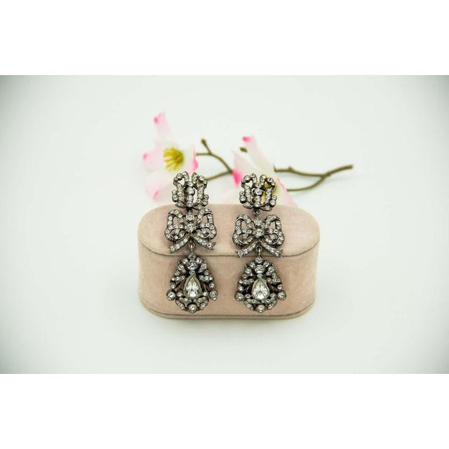 Vintage Silver Earrings, Set of 2 For Sale - Image 4 of 4