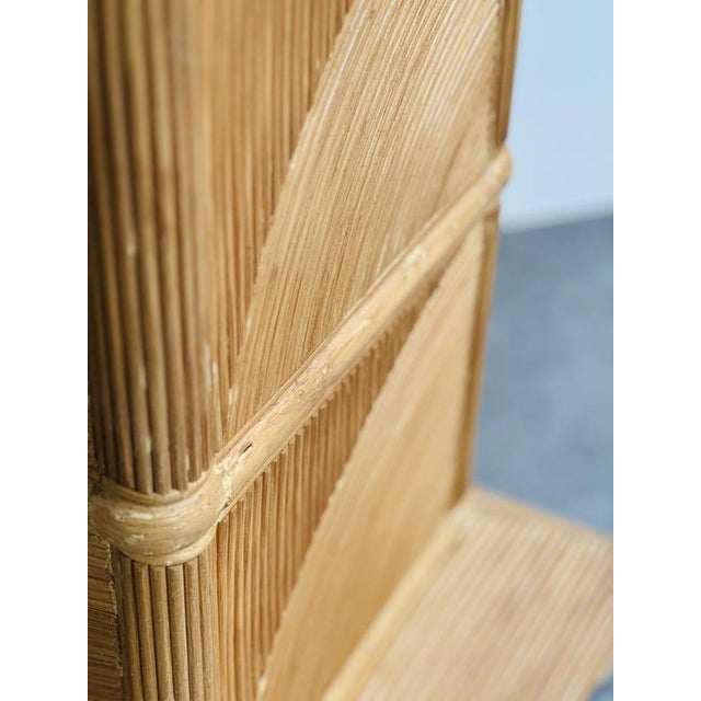 Gold Vintage French Split Bamboo Pedestal, 1970s For Sale - Image 8 of 16
