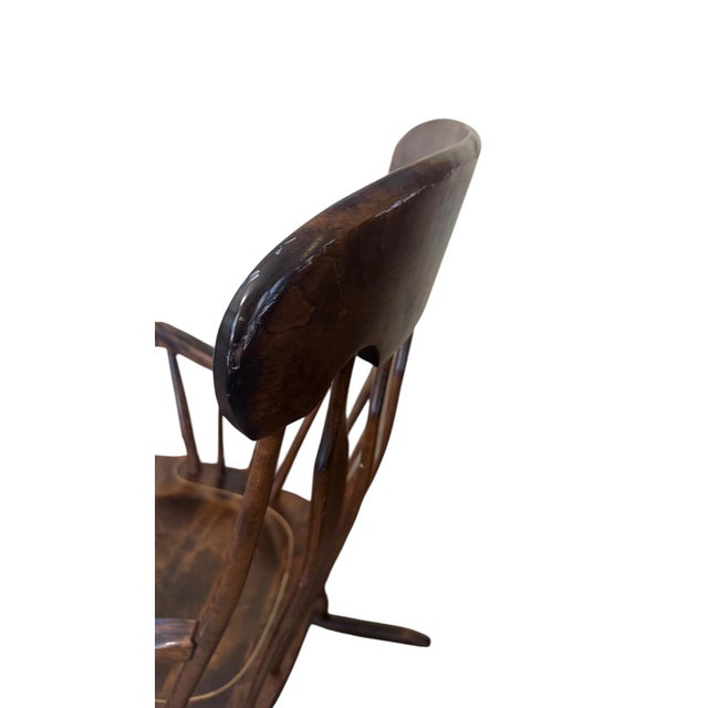 Mid 20th Century S. Bent and Brothers Hitchcock Style Rocker For Sale - Image 9 of 12