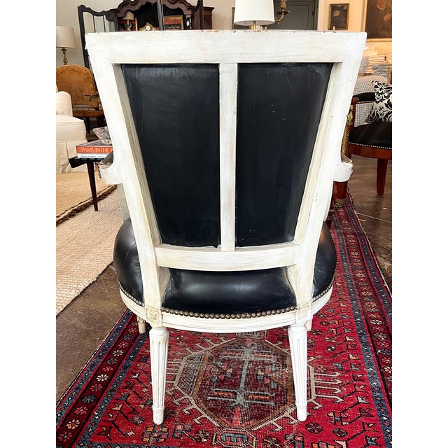 19th Century 19th Century Louis XVI-Style Armchair For Sale - Image 5 of 7