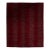 Modern Hand-Knotted Tibetan Wool & Silk Area Rug in Deep Wine Crimson 15x18 For Sale