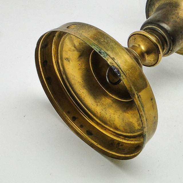 Vintage Pendant Lamp in Brass, 1930s For Sale - Image 6 of 8