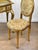 Wood Vintage Italian Rococo Gold Giltwood Writing Desk Vanity W/ Chair For Sale - Image 7 of 14