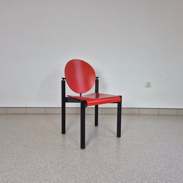 Wooden Chair by Kusch&Co, Germany, 1970s Dimensions: height – 80 cm seat height – 45 cm width – 50 cm x 50 cm The form of...