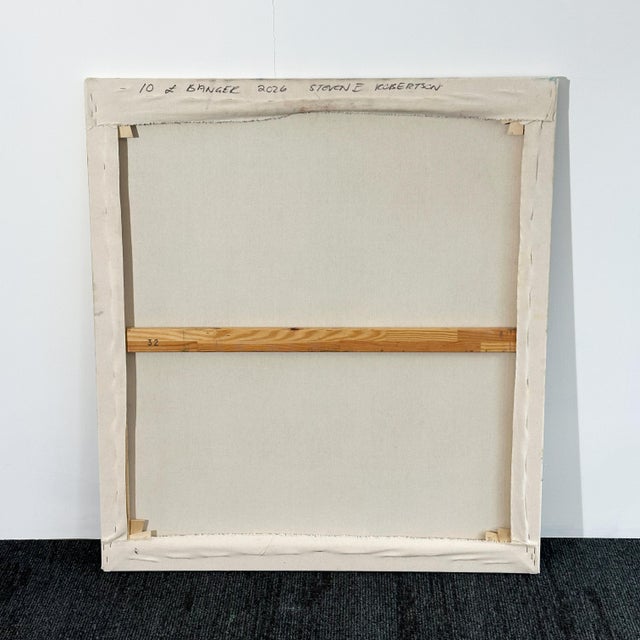 Steven E Robertson, Ten £ Banger, 2025, Oil on Canvas For Sale - Image 6 of 11