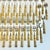 Metal Vintage Coastal Boho Chic Chinoiserie Faux Bamboo & 18/8 Stainless Flatware Set- 49 Pieces. For Sale - Image 7 of 12