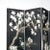 Chinoiserie Ebonized Chinoiserie Decorated Four Panel Landscape Screen with Garden, 20th Century For Sale - Image 3 of 13