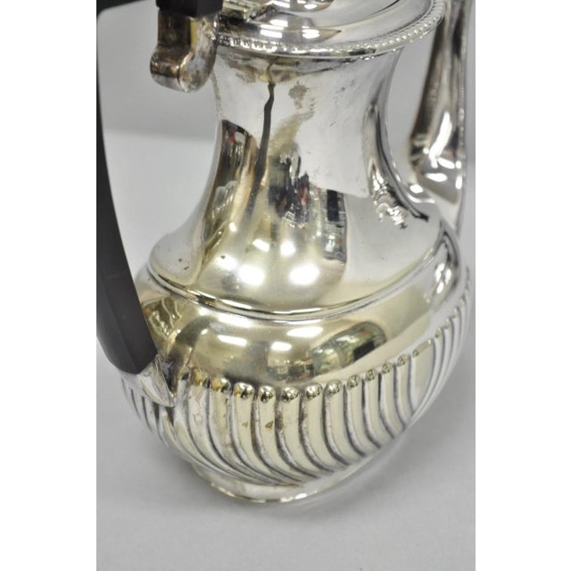 Antique English Sheffield B. Altman Art Deco Silver Plated Tea Service Set - 4 Pc For Sale - Image 11 of 18