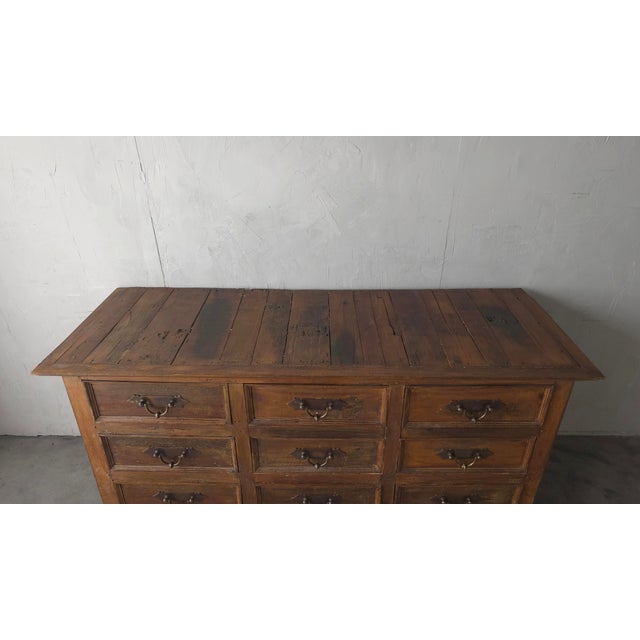 Massive Antique Rustic European Dresser Credenza For Sale - Image 10 of 12