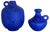 Ceramic Studio Pottery Vases by Hartwig Heyne Ceramics, Germany, 1970s, Set of 2 For Sale
