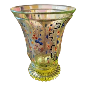 Antique Museum Bohemian Glass Spa Glass