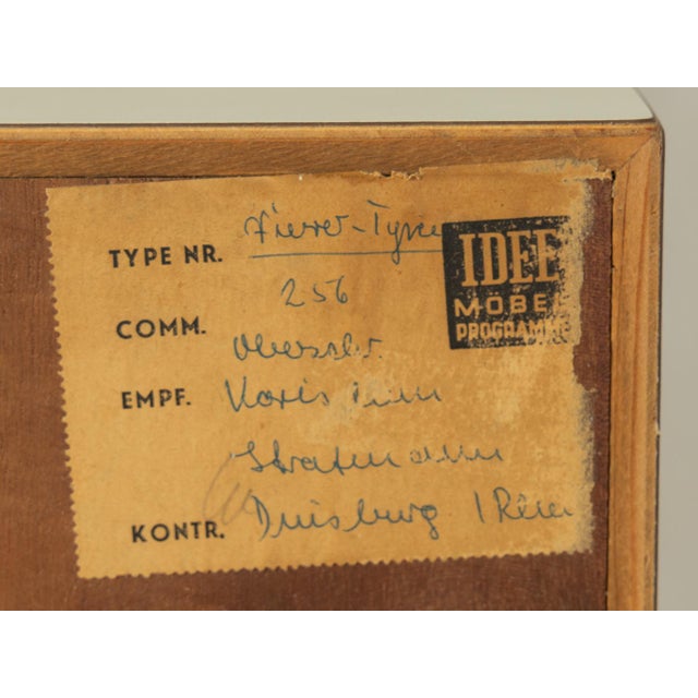 Wood Bauhaus Chest of Drawers by Erich Stratmann for Oldenburger Möbelwerkstätten, 1950s For Sale - Image 7 of 8