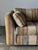 1970s Vintage Striped Woven Upholstery Three-Seat Sofa For Sale - Image 12 of 16
