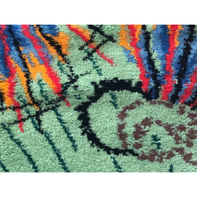 20th Century Green Orange Blue Abstract Rug by Zeki Muran, 1960s For Sale - Image 17 of 18
